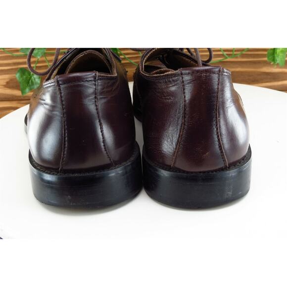 Joseph Abboud Shoes‎ Sz 10 M Brown Derby Oxfords Leather Men - Picture 5 of 9